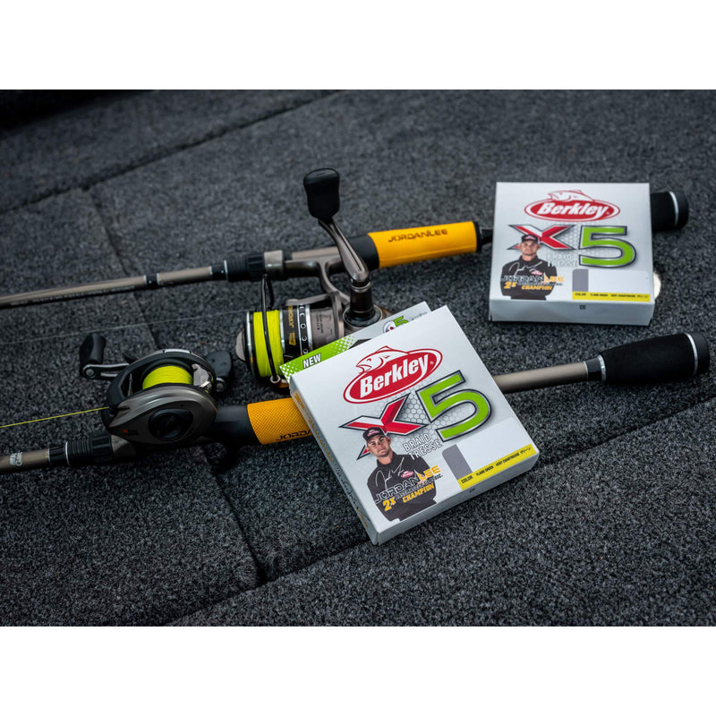 Berkley x5 Braid Fishing Line 164 Yards Flame Green - Jordan Lee (Pro Designed) 6 Pounds - NewNest Australia