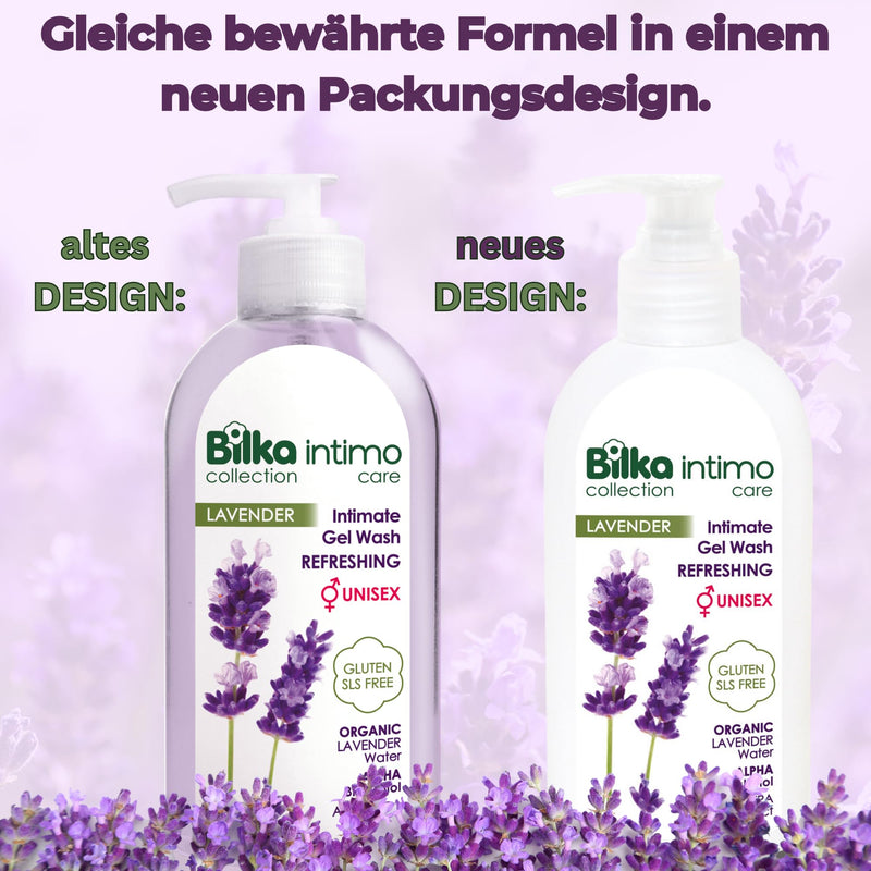 Bilka Collection Intimate Wash Lotion With Organic Lavender Water And Aloe Vera Extract, Refreshing, Unisex Intimate Care For Daily Hygiene, Paraben-Free, Sls Free, 200 Ml - NewNest Australia