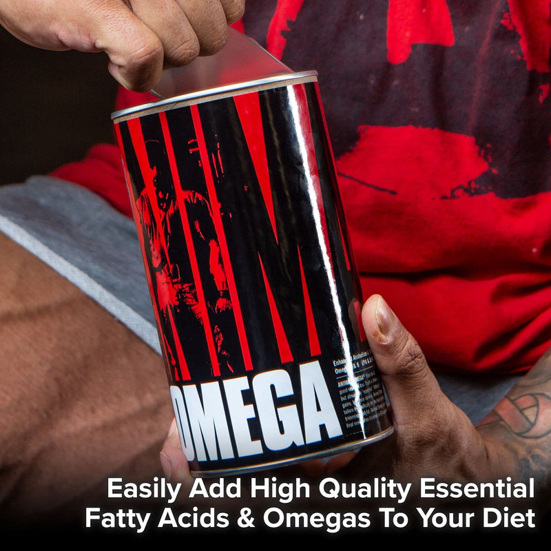 Animal Omega - Omega 3 6 Supplement - Fish Oil, Flaxseed Oil, Salmon Oil, Cod Liver, Herring, and more - 10 Sources of Omegas and EFAs - Full dose of EPA, DHA, CLA + Absorption Complex - 30 Day Pack - NewNest Australia