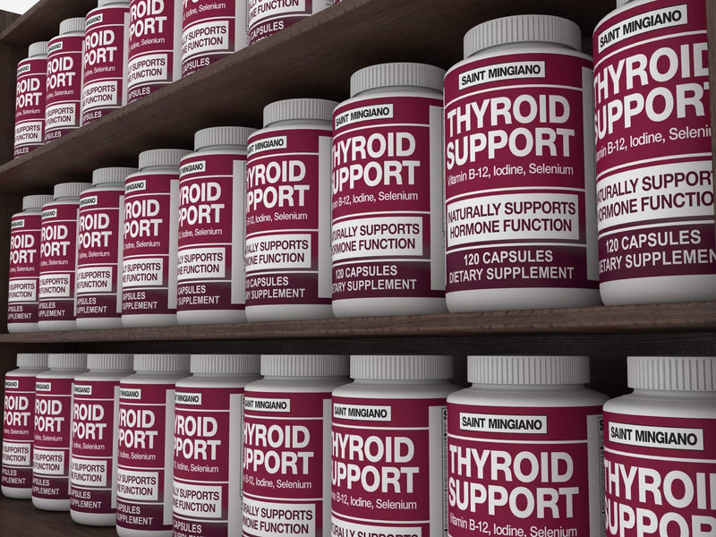 Thyroid Support Supplement with Iodine |120 Capsules to Help Body Mass & Improve Energy, Cardiovascular, Energy & Focus Formula | 14 Natural Vitamins - NewNest Australia