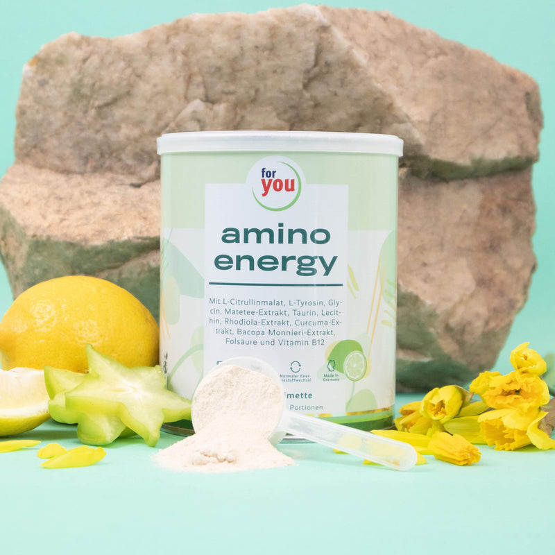 Amino Energy Lime I Pre-Workout Booster | 350 G Amino Acids Powder With Citrulline Malate, Dextrin, L-Tyrosine, Taurine, Caffeine From Mate Tea Extract | For More Energy Concentration - NewNest Australia