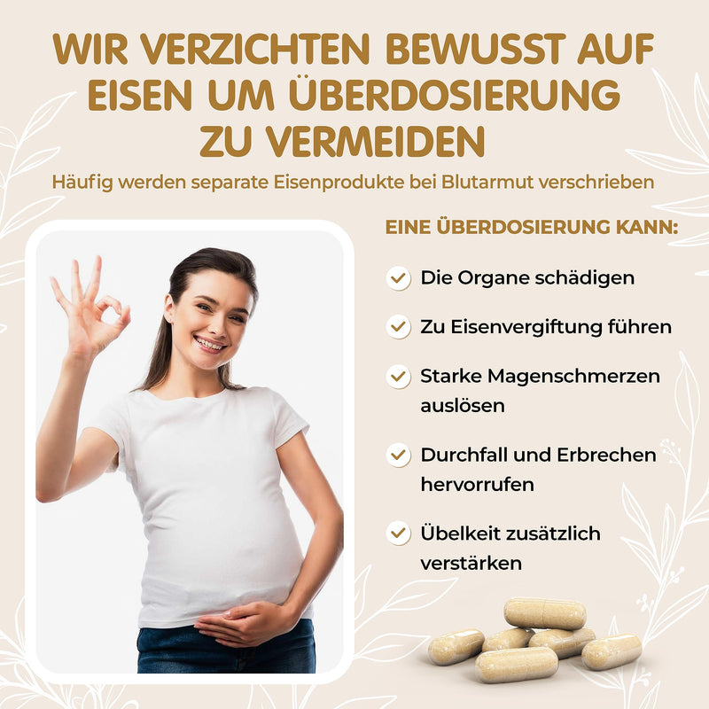 Baby's Best | Vitamins for children | Pregnancy vitamins | Breastfeeding | Folic acid 600 mcg | vegan Omega 3 | purely plant-based | only 1 capsule per day | Made in Germany - NewNest Australia