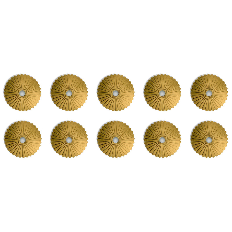 CBH Radial Brass Hardware Backplate Washers 1-1/2" - Set of 10 - NewNest Australia