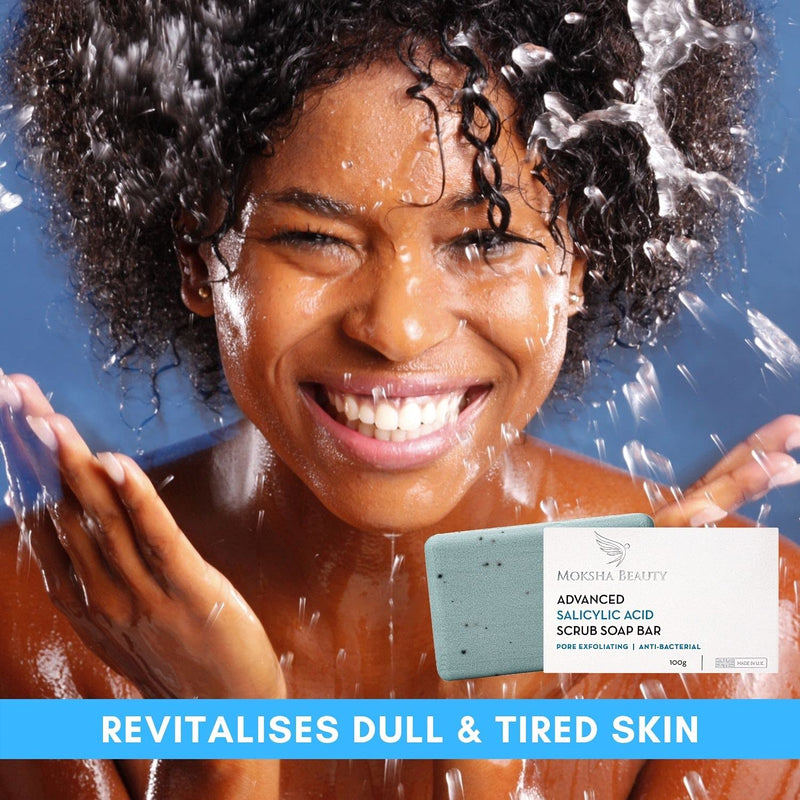 Salicylic Acid Body Wash Soap - [Made In U.K] Advanced Salicylic Acid Body Soap | Body Scrubs Treatment Face Soap Bar | Paraben and Cruelty Free - 100g (1) 1 - NewNest Australia