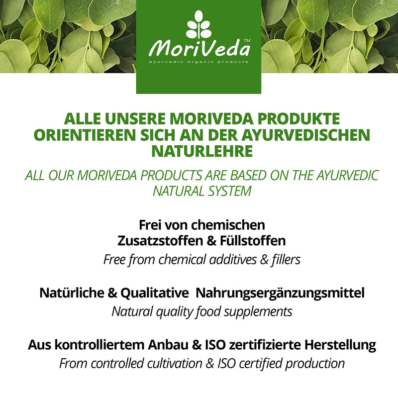 Moriveda Moringa Powder 250G I Vegan And Gluten-Free I Microfine Oleifera Leaf Powder Contains Vitamins, Proteins, Amino Acids, Micronutrients With The Highest Bioavailability I 1 X 250 G 250 G (Pack Of 1) - NewNest Australia