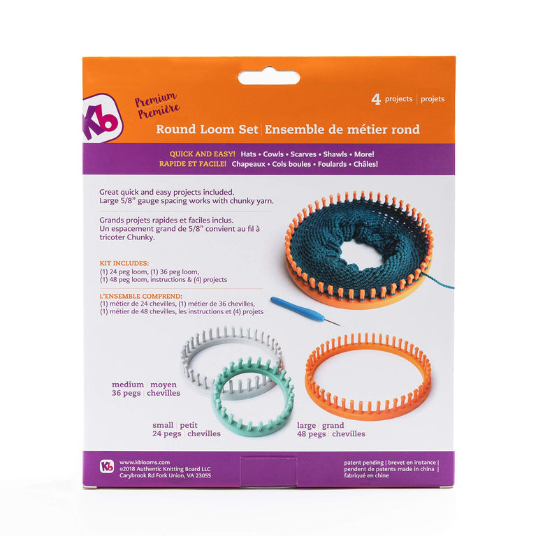 Authentic Knitting Board 'Premium' Chunky Round Knitting Loom Set - NewNest Australia