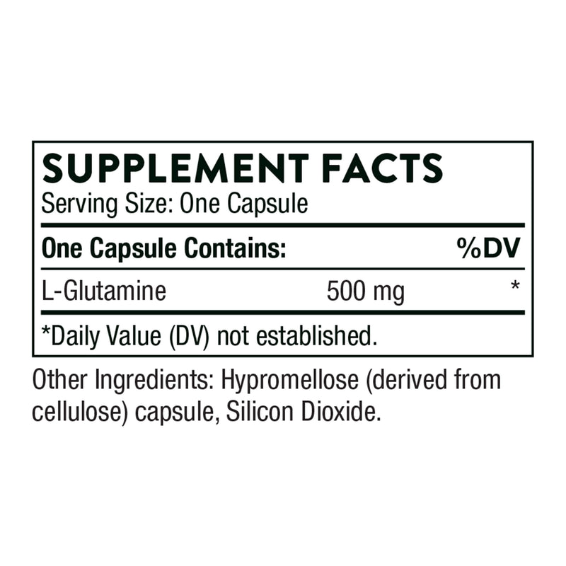 Thorne Research - L-Glutamine - Amino Acid Supplement for GI Health and Immune Function - 90 Capsules - NewNest Australia