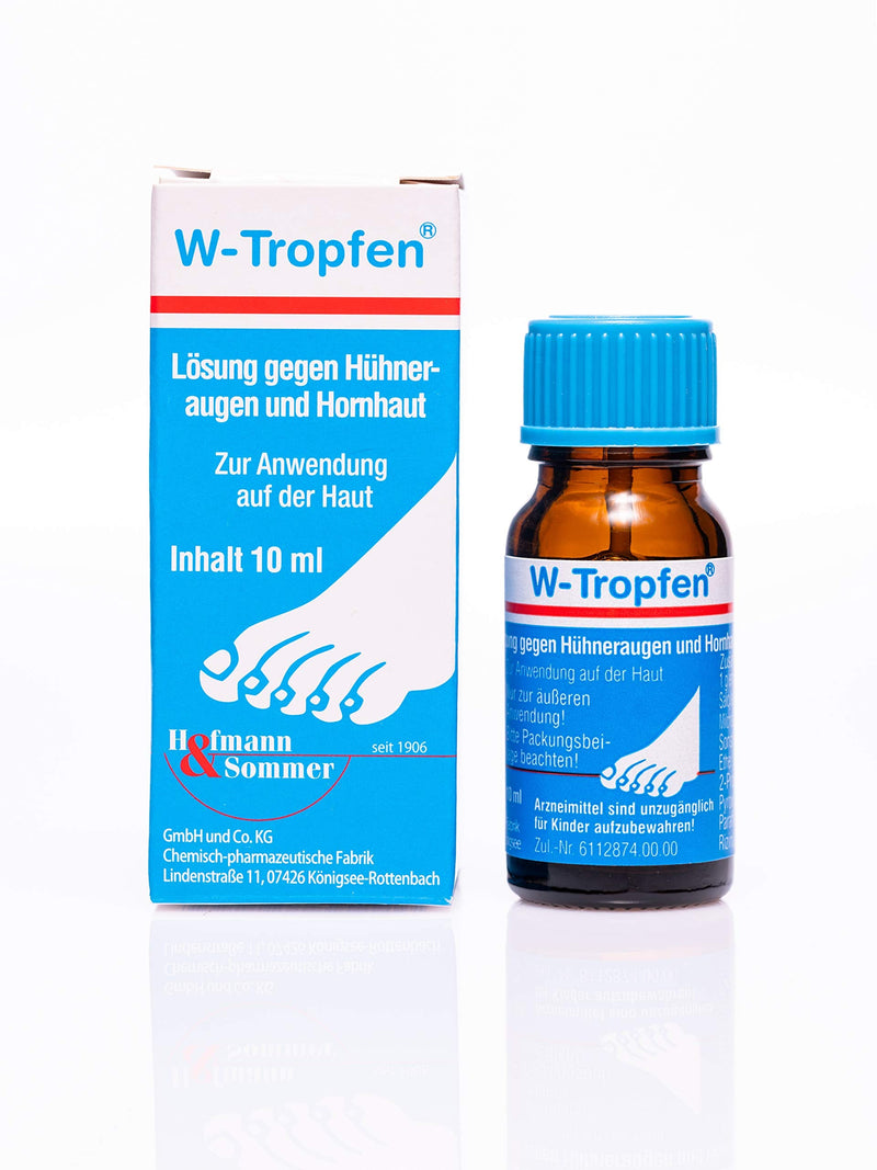 W-Drops double pack 20 ml (2 x 10 ml), solution against corns and calluses - NewNest Australia