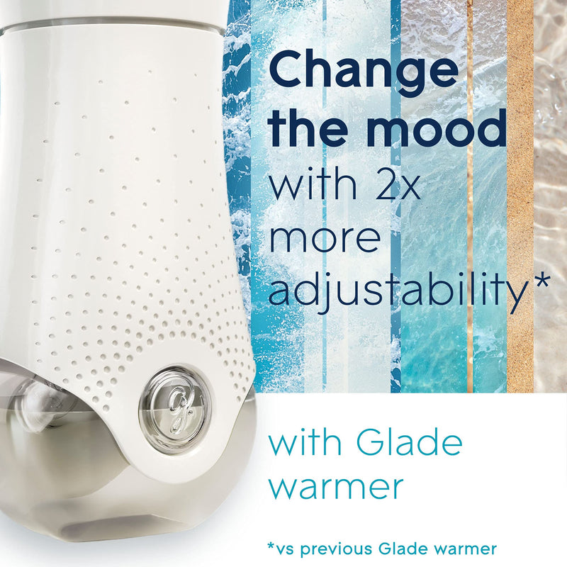 Glade PlugIns Refills Air Freshener, Scented and Essential Oils for Home and Bathroom, Aqua Waves, 1.34 Fl Oz, 2 Count - NewNest Australia