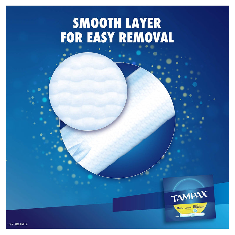 Tampax Cardboard Applicator Tampons, Regular Absorbency, 20 Count, Pack of 4 20 Count (Pack of 4) - NewNest Australia