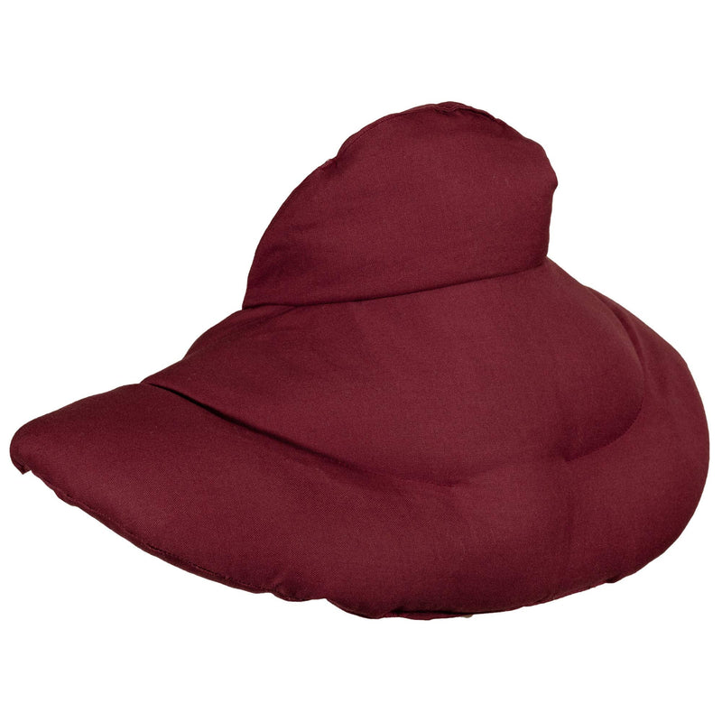 Neck pillow with stand-up collar wine red - cherry stone pillow - neck pillow heat pillow - neck heating pillow for microwave and oven cherry stone - NewNest Australia