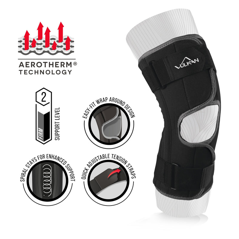 Vulkan Classic Knee Wrap For Support, Large X To Large, 40 To 50Cm, Knee Sleeve For Patella Support, Braces For Meniscus Tears, Acl Injuries And Knee Stability - NewNest Australia
