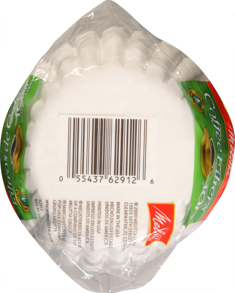 Melitta Junior Basket Coffee Filters White 100 Count - NewNest Australia