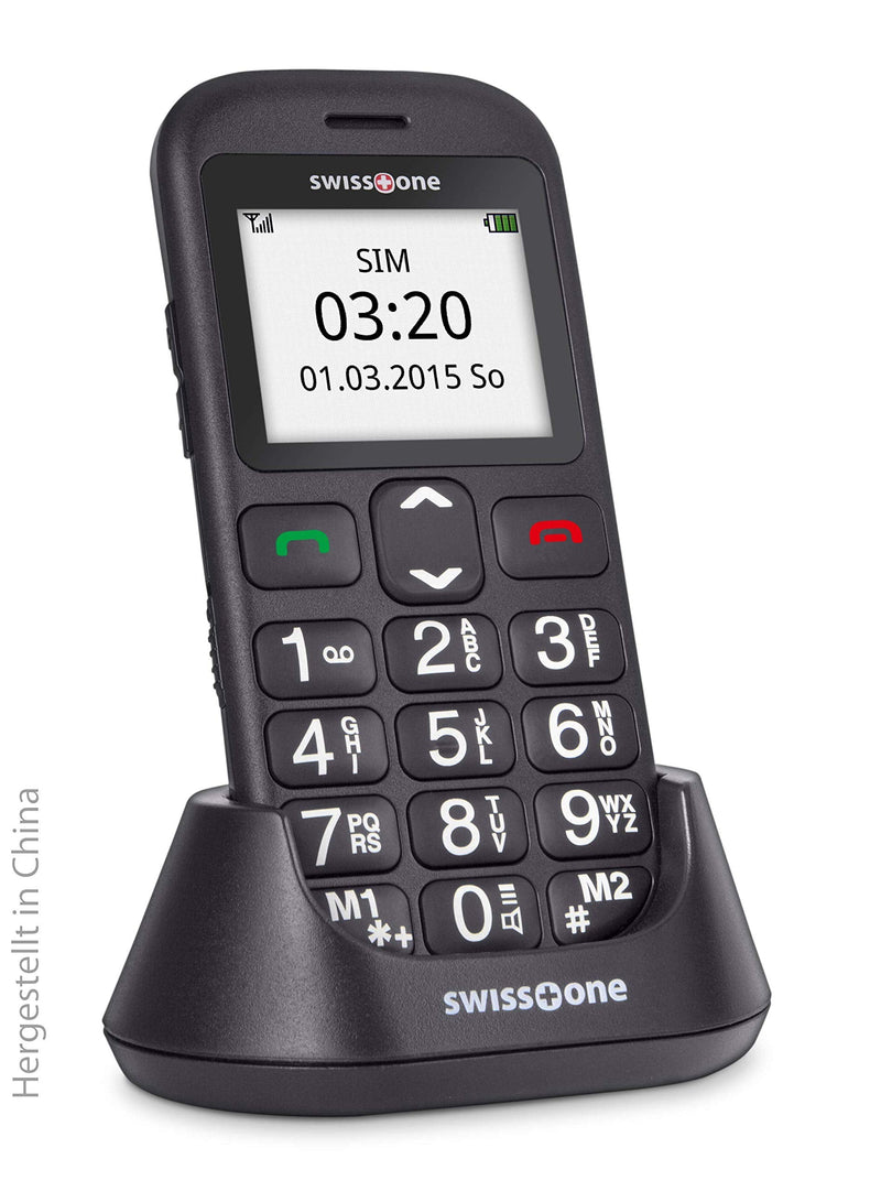 swisstone BBM 320c - GSM- All Carriers 1 GB mobile phone with large illuminated color display, black single - NewNest Australia