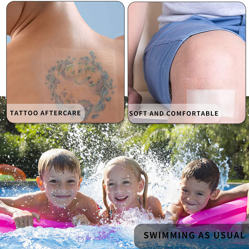 Jokily 15 Cm X 10 M Waterproof Transparent Bandage Shower Plaster Waterproof Stretch Wound Dressings Tattoo Bandage For Neck, Back, Shoulder, Arms, Wrists, Thighs, Knees - NewNest Australia