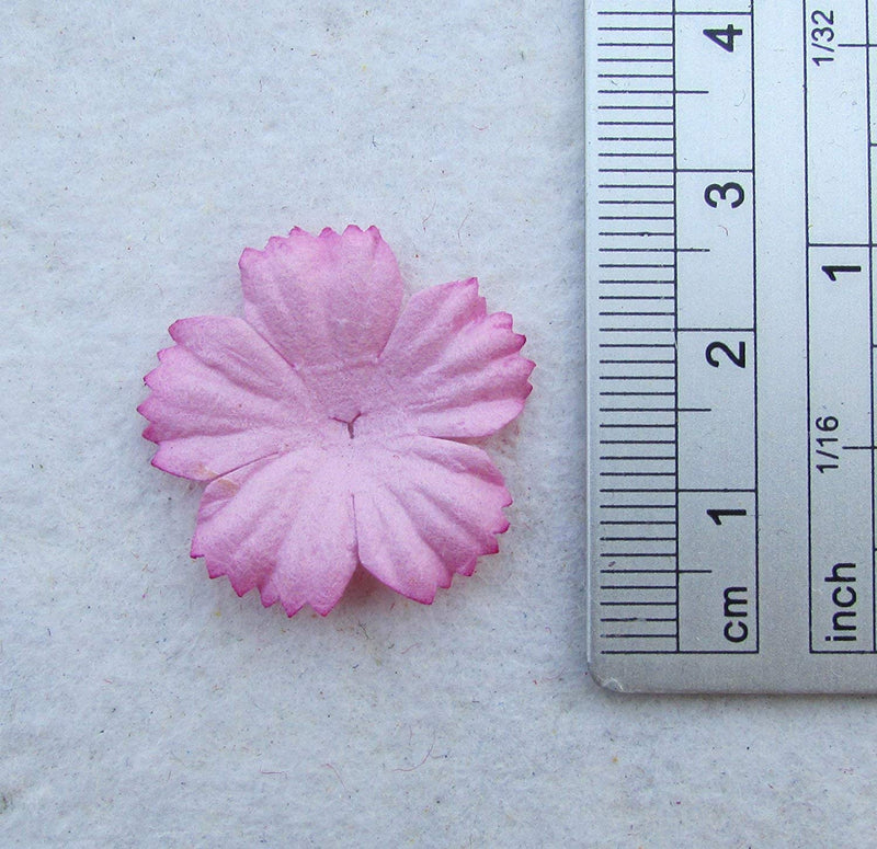 100 pcs Patch Flowers 29x29mm Mulberry Paper Flower scrapbooking wedding doll house supplies card Mini Paper Flowers - NewNest Australia