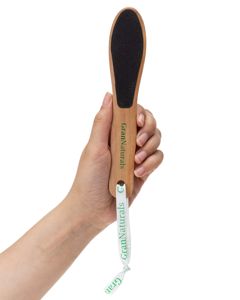 2 Sided Wooden Foot File - Dry, Dead Skin Exfoliator, Sander, & Scrubber Tool for Feet and Heel - Men & Women - NewNest Australia