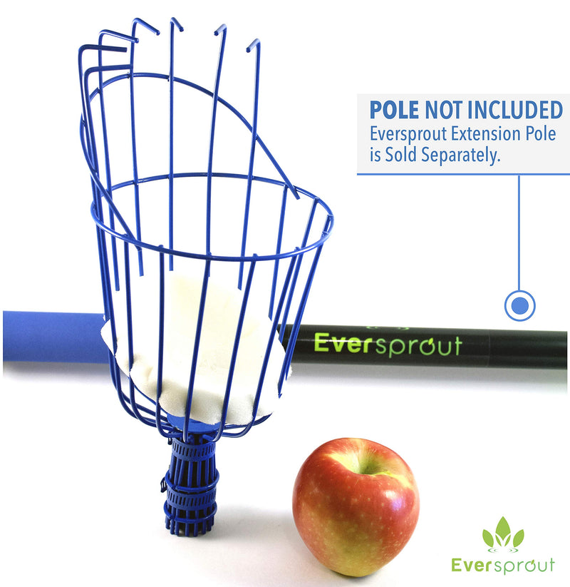 EVERSPROUT Twist-On Fruit Picker Basket | Twists onto Standard US Threaded Pole (3/4-inch ACME) | Fruit Harvester Attachment (Head Only, Pole Not Included) - NewNest Australia