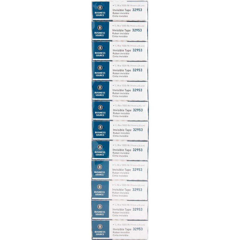 Business Source BSN32953 Premium Invisible Tape Value Pack, Clear (12 PACK) - NewNest Australia
