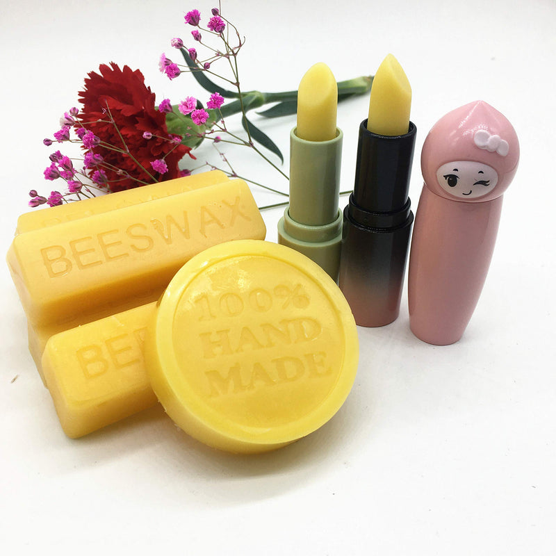 Beesworks® (6) 1oz Yellow Beeswax Bars - Package of (6) 1oz Bars (6oz) - Cosmetic Grade 1 - NewNest Australia