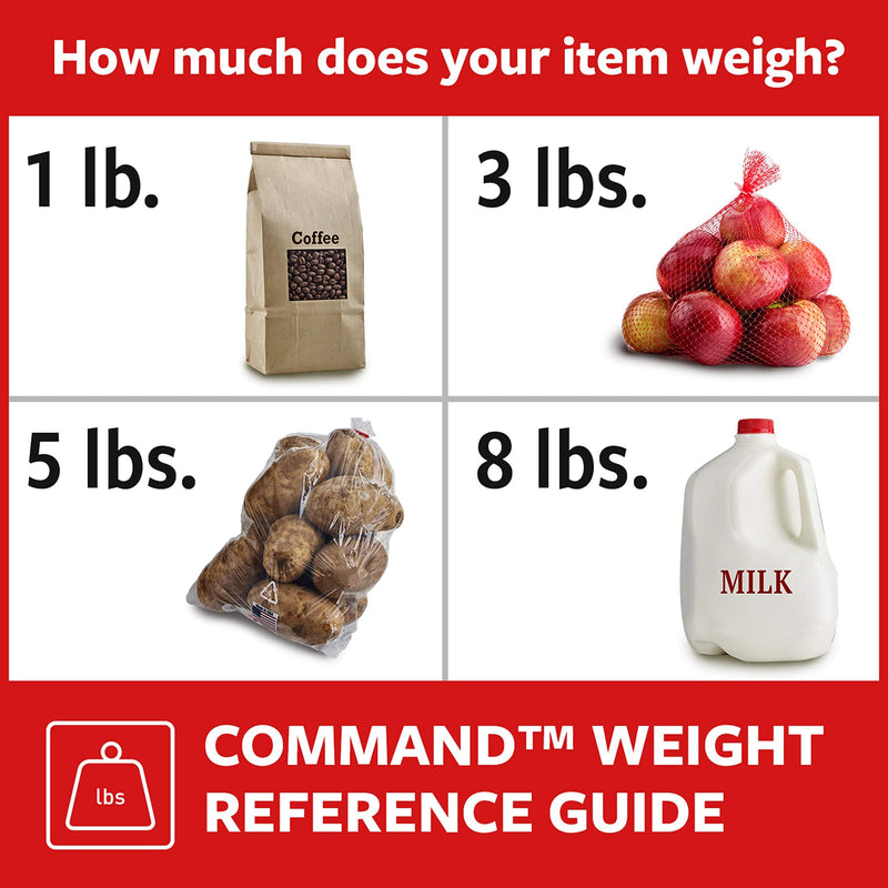 Command Picture Hanging Strips Heavy Duty, Large, Black, Holds 16 lbs, 4-Pairs (17206BLK-ES) - NewNest Australia