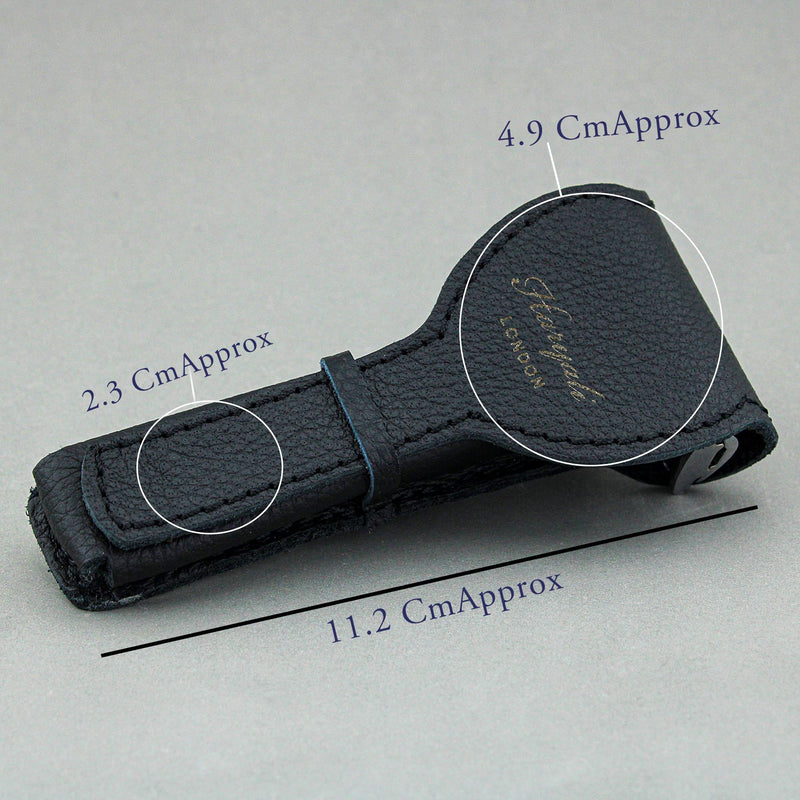 Haryali London safety razor leather case - wet razor protection genuine leather - leather case for razors - handmade leather case - NewNest Australia