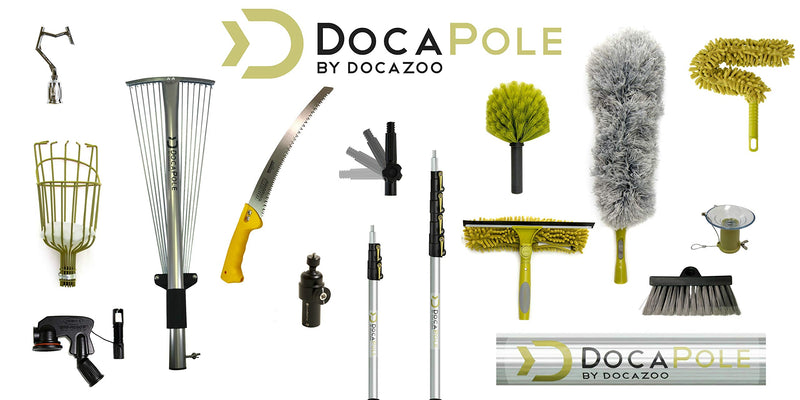 DOCAZOO DocaPole Fruit Picker - Twist-On Fruit Picker Tool for an Extension Pole or Telescopic Pole // Fruit Picker Pole // Ideal for Apple Picking, Avocados, and Other Fruit // DocaPole Attachment - NewNest Australia