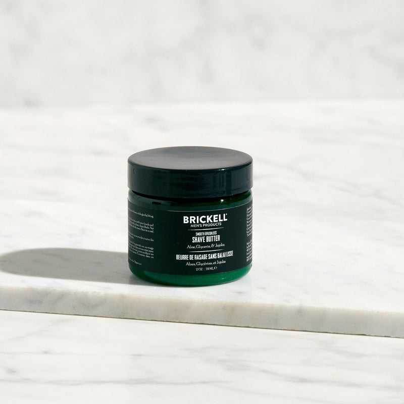Brickell Men's Products Smooth Brushless Shaving Butter - Natural and Organic (Odorless, 59 mL) Odorless 59 ml (Pack of 1) - NewNest Australia