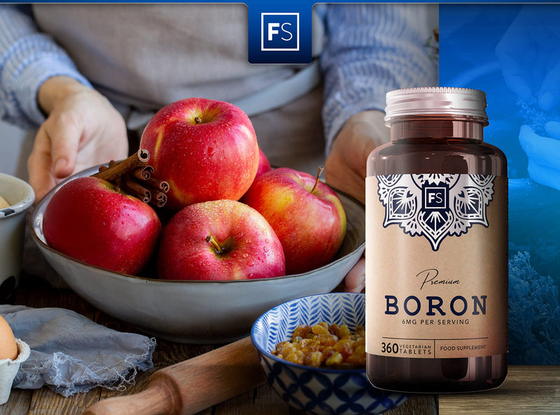 FS Boron Supplement | 360 Boron Tablets - 6mg per Serving | High Strength Boron Supplements | Non-GMO, Gluten, Dairy & Allergen Free | Manufactured in The UK 360 Count (Pack of 1) - NewNest Australia