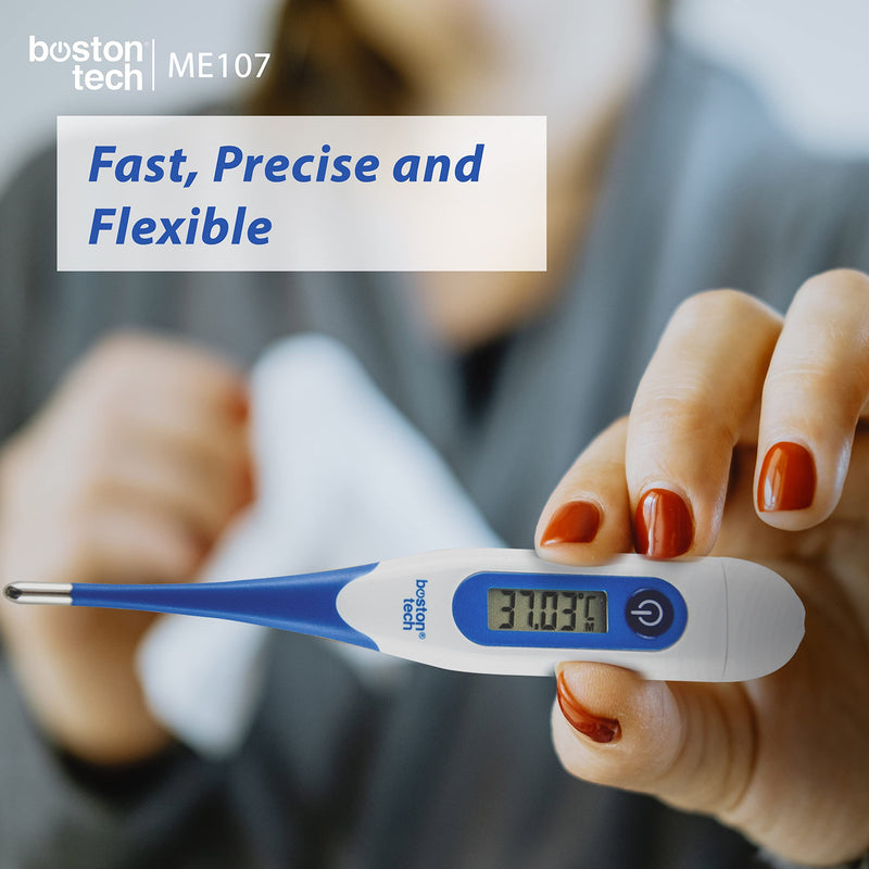 Digital And Basal Thermometer For Babies, Children And Adults, Fever Alarm, Flexible Tip, Quick And Accurate, Oral, Rectal Or Axillary Temperature In 10 S Easy To Read And Housing - NewNest Australia