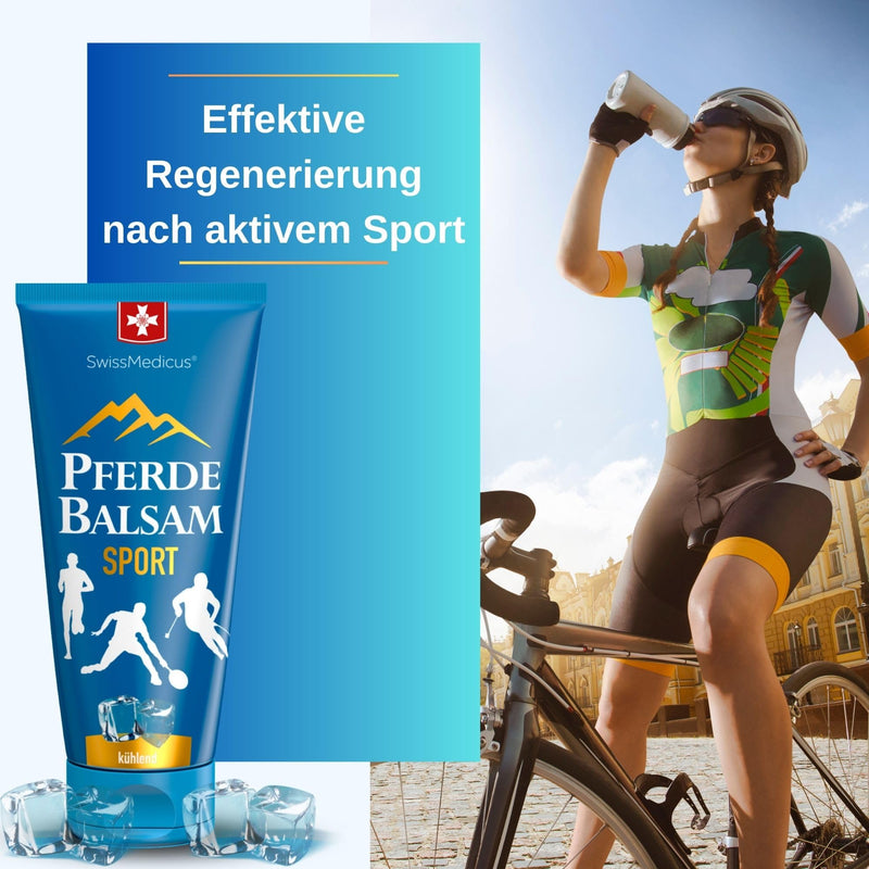 SwissMedicus horse balm massage gel Effective after active sport herbal balm made from 25 herbs with a magnesium complex to reduce the risk of possible muscle cramps - NewNest Australia