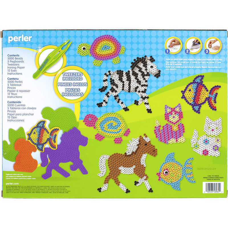 Perler Pet Parade Deluxe Fuse Bead Craft Activity Kit, 5020 pcs - NewNest Australia