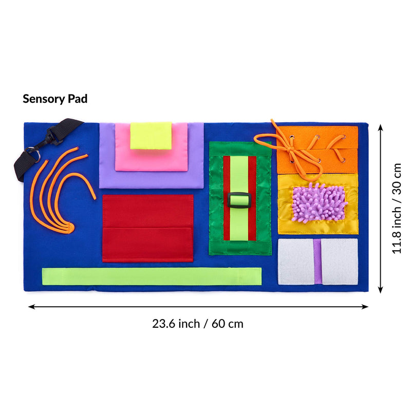Fidget Blanket | Calming & Comforting Activities for Adults with Dementia | Sensory Blanket | Dementia Products for Elderly | Helps with: Alzheimers, Dementia, Asperger’s, Autism, Anxiety and More - NewNest Australia