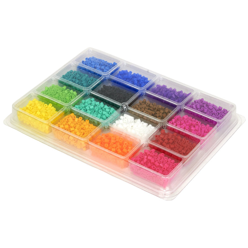 Perler Beads Assorted Fuse Beads Tray for Kids Crafts with Perler Bead Pattern Book, 4001 pcs - NewNest Australia