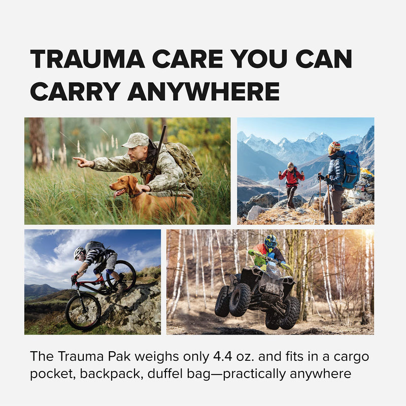 Adventure Medical Kits Trauma Pak with QuikClot Black One Size - NewNest Australia