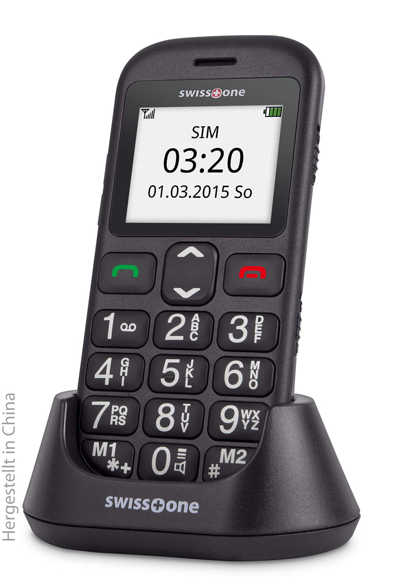 swisstone BBM 320c - GSM- All Carriers 1 GB mobile phone with large illuminated color display, black single - NewNest Australia