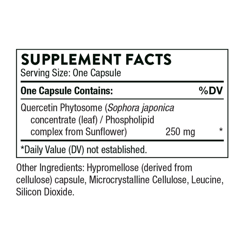 Thorne Research - Quercetin Phytosome - Exclusive Phytosome Complex for Antioxidant and Allergy Support - 60 Capsules - NewNest Australia