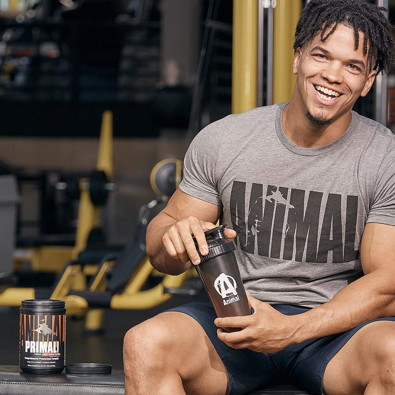 Universal Nutrition Animal Primal (Fruit Punch) Pre Workout Booster With Beta Alanine, Betaine, Taurine & Tyrosine & More For Maximum Pump, Energy & Supply Of Amino Acids During Training, 507 G - NewNest Australia