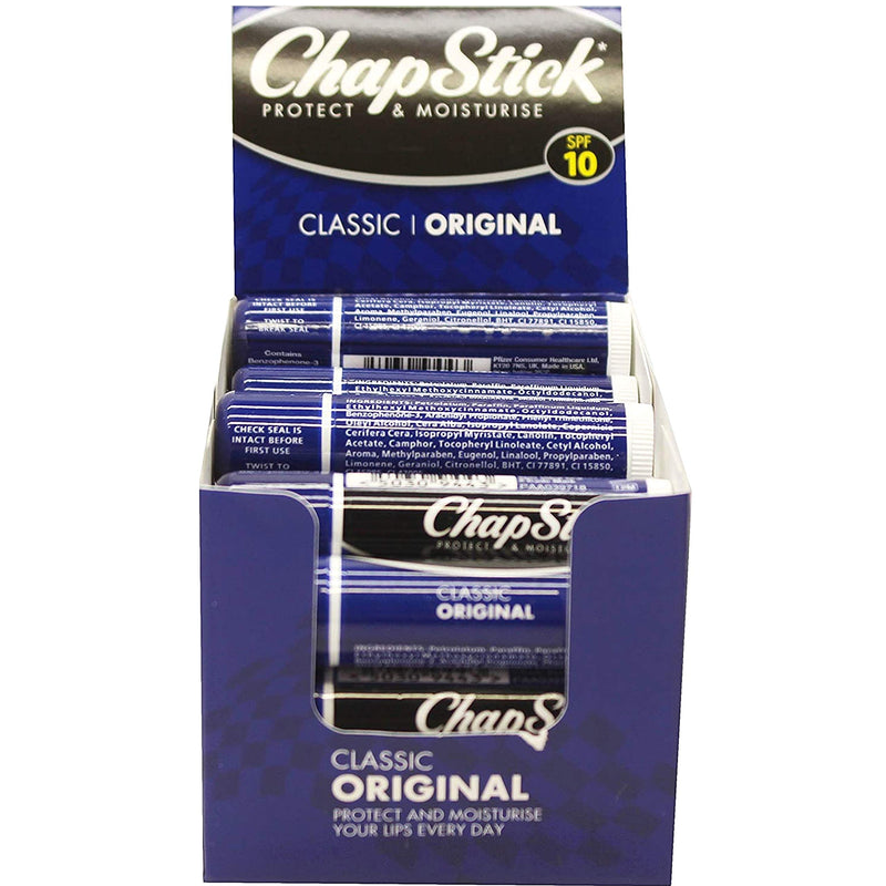 Chapstick Original Lipbalm SPF10 24 Pack - NewNest Australia