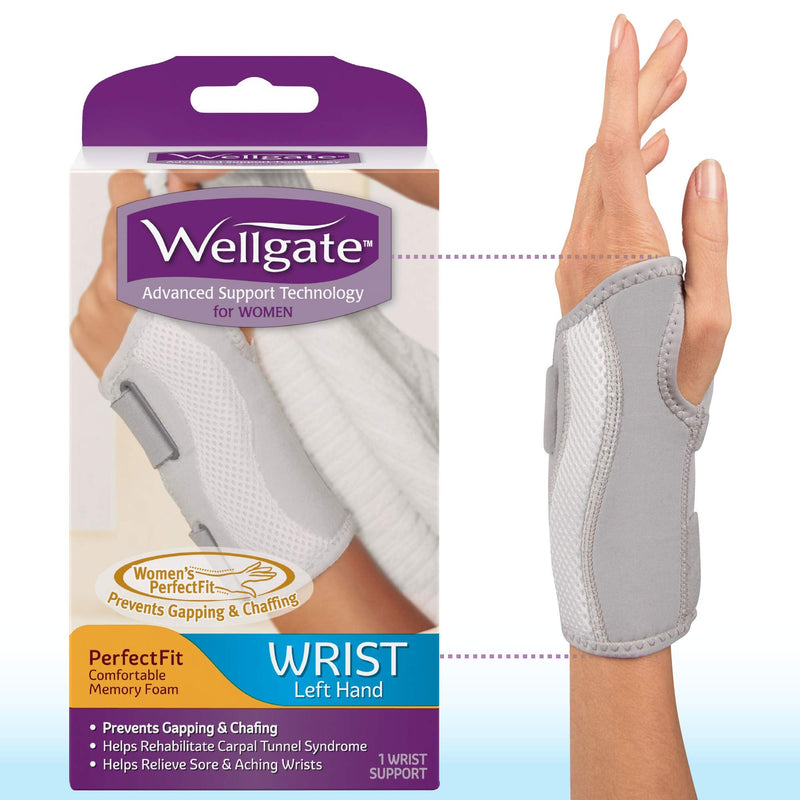 Wellgate for Women, PerfectFit Wrist Brace for Wrist Support - Left - NewNest Australia