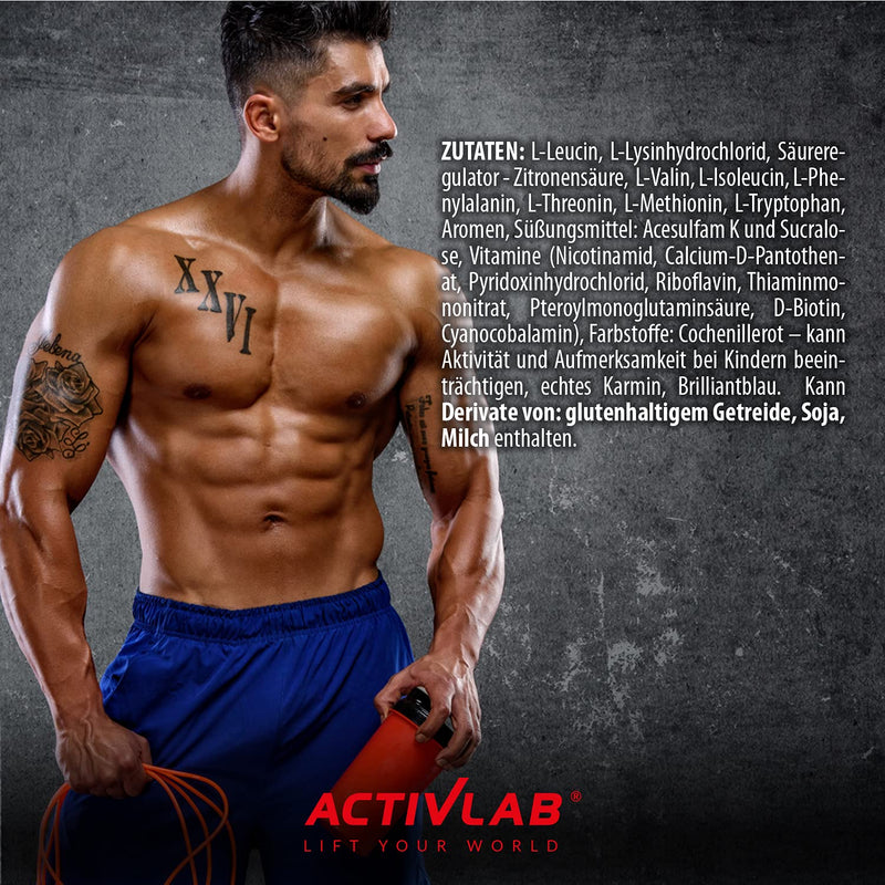 Activlab Eaa Xtra Instant | 500G | All 8 Essential Exogenous Amino Acids With B Vitamins | 50 Servings | Workout Drink - Mango Blackberry | Optimal Value, Made In Poland | Measuring Cup | Vegan - NewNest Australia