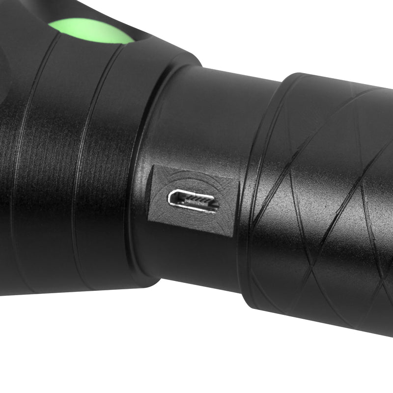 ATAK Model 552 Pro-Focus 1000 lumens Black LED Lithium-Ion Rechargeable Flashlight - NewNest Australia