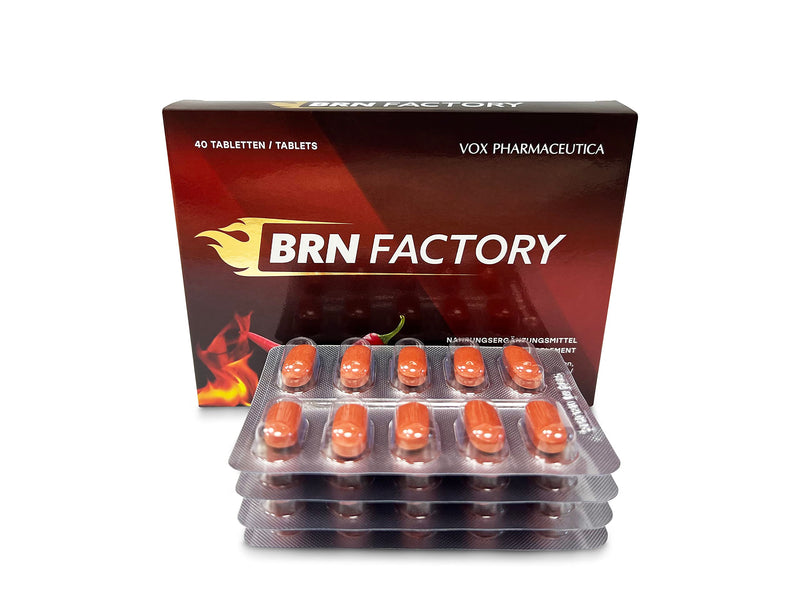 BRN Factory. 40 red tablets to achieve the desired results faster. Formulation created in synergy with nature. With chili, chromium, niacin and vitamins. (Boosters) Boosters - NewNest Australia