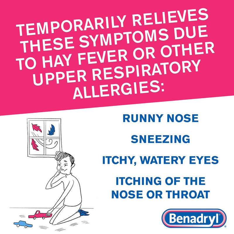 Benadryl Ultratabs Antihistamine Allergy Medicine, Diphenhydramine HCl Tablets, 48 ct 48 Count (Pack of 1) - NewNest Australia