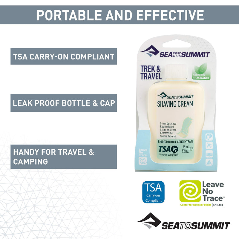 Sea To Summit - Trek and Travel Pocket Liquid Shaving Cream, travel shaving foam, 89ml - NewNest Australia