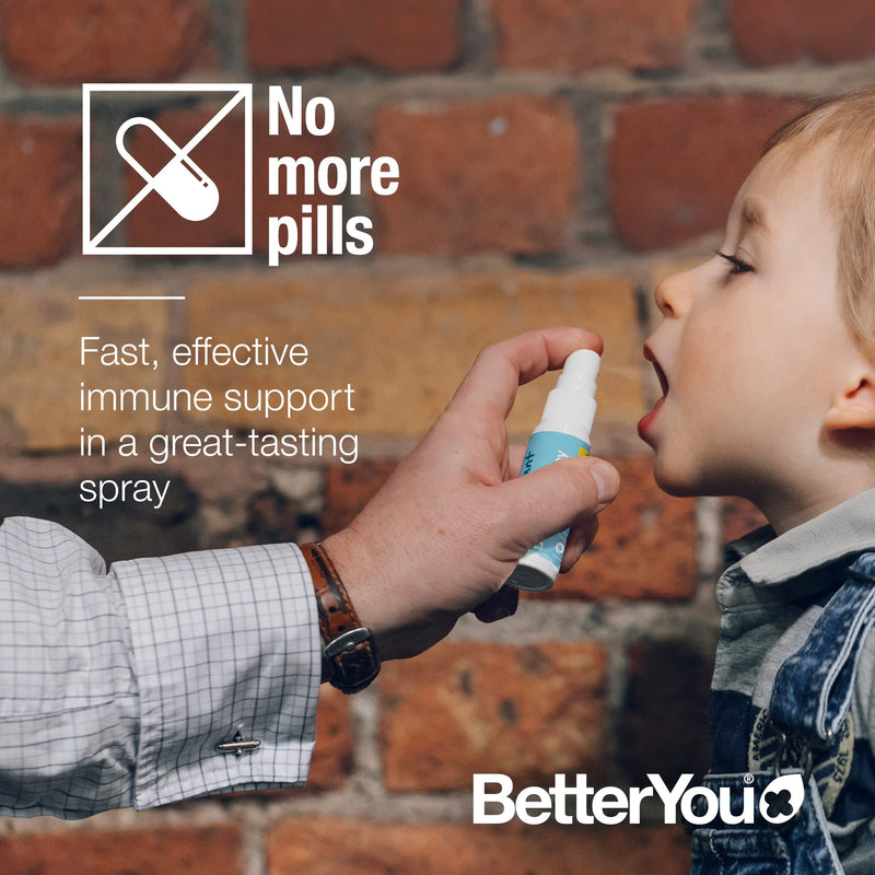 BetterYou Infant Vitamin D Daily Oral Spray | 400 IU (10UG) of Vitamin D3 | Oral Vitamin D Supplement to Support Infant Development | Birth to 3 years | 15ml (100 Sprays) - NewNest Australia