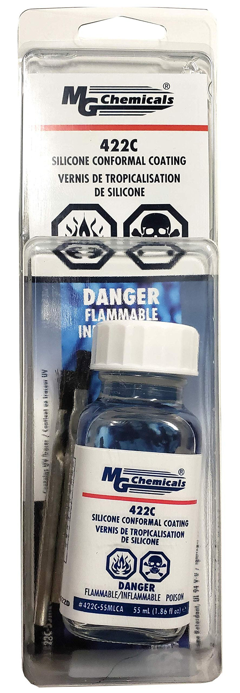 MG Chemicals - 422C-55MLCA 422C Silicone Conformal Coating 55 mL Bottle - NewNest Australia