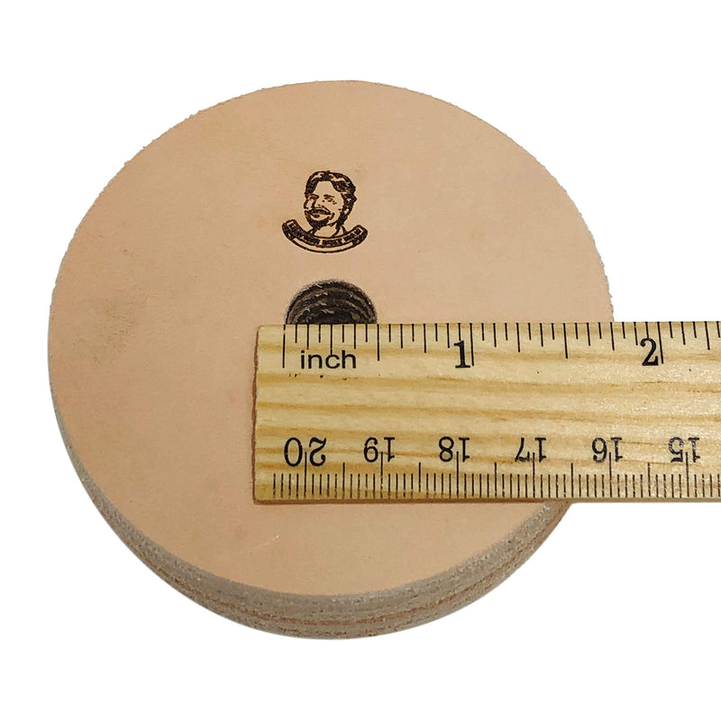 3" Leather Honing Wheel - Buffing Compound Included (3/4" Wide) 3/4" Wide - NewNest Australia