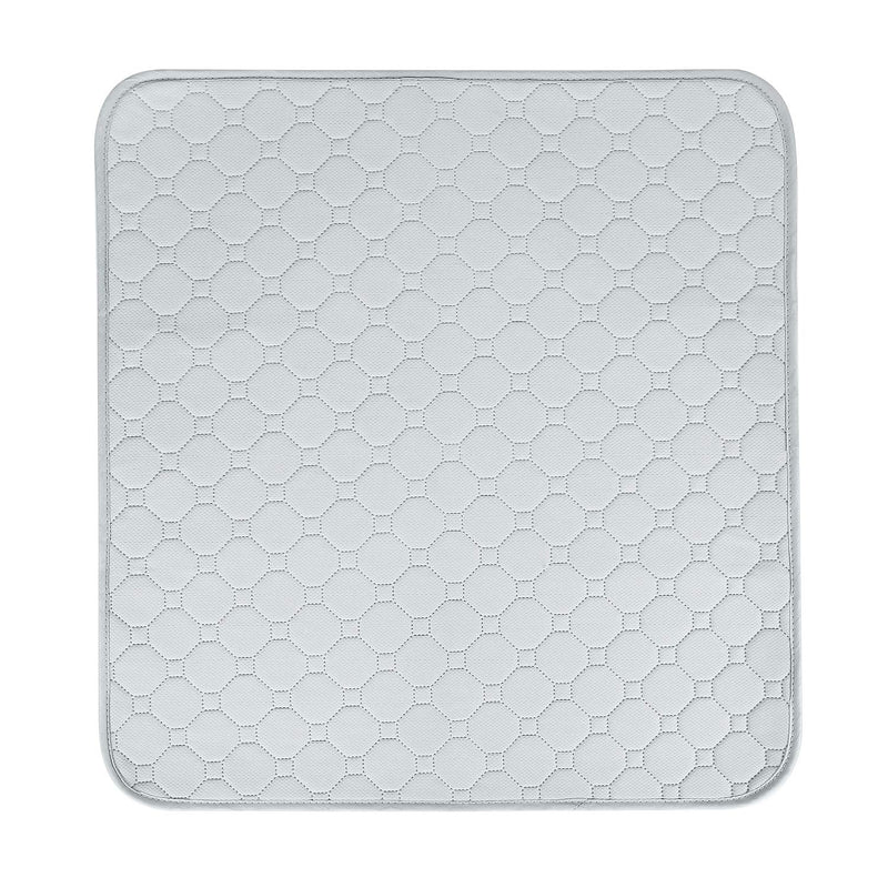 Waterproof Seat Pad Absorbent Incontinence Pad Washable Reusable Seat Protector Pad Four Layers Healthcare Chair Pad Non-Slip Under Pad for Men Women Baby Senior and Pet,22"X21" Grey - NewNest Australia