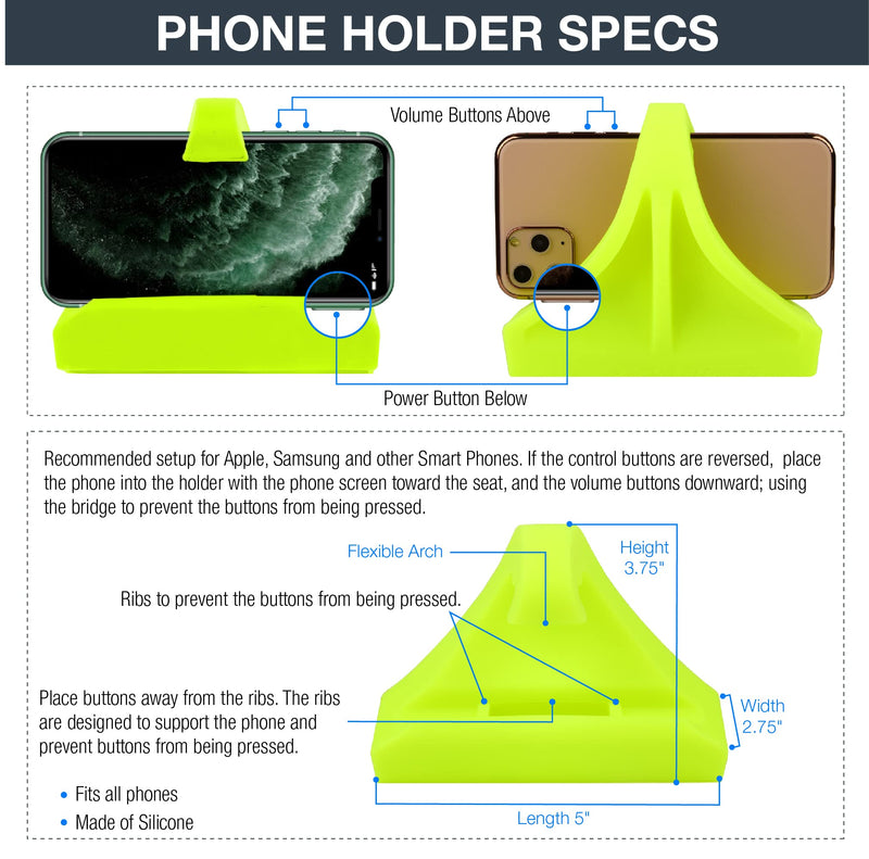 Phone Holder Made for PM5 Monitors of Concept 2 Rower, SkiErg and BikeErg - Silicone Smartphone Cradle Compatible with Concept 2 Rowing Machine. Ideal Rower Accessories pink - NewNest Australia